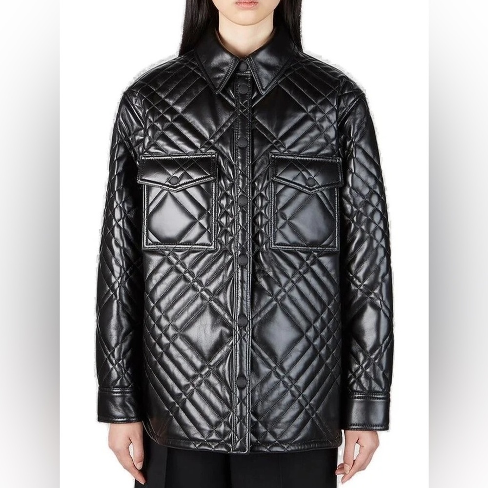 Burberry Quilted Leather Jacket